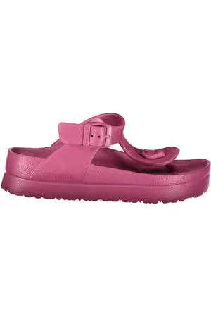 Carrera Schoenen, Dames, Roze, 39 EU, Roze Polyethyleen Sandaal met Enkelgesp