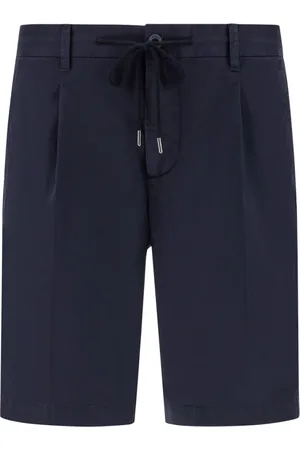 Boggi Milano Korte broeken, Heren, Blauw, XS, Katoen, Stretchkatoenen zomerbermuda