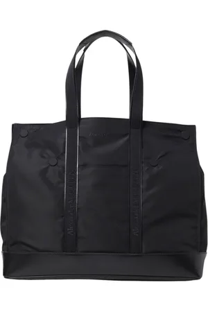 Alexander McQueen Tassen, Heren, Zwart, ONE Size, Nylon, Zwarte Nylon Tote Tas