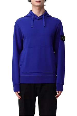 Stone Island Sweatshirts & Hoodies, Heren, Blauw, 2Xl, Katoen, Royal Hoodie