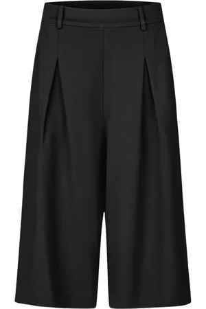 Masai Broeken, Dames, Zwart, XS, Elegante Jersey Broek Zwart
