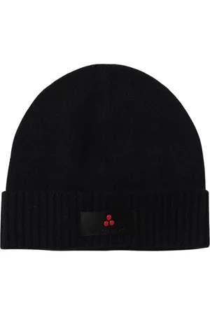Peuterey Accessoires, Heren, Blauw, M, Kasjmier, Blauwe Cashmere Beanie Hat