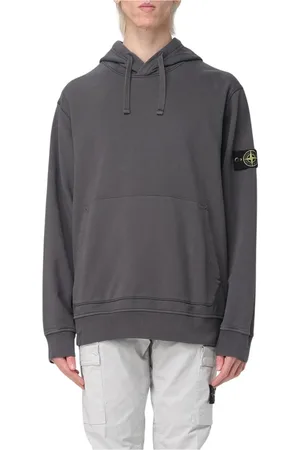 Stone Island Sweatshirts & Hoodies, Heren, Zwart, S, Katoen, Royal Blue Hoodie Sweatshirt