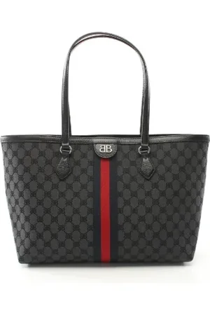 Balenciaga Pre-owned, Dames, Grijs, ONE Size, Leer, Pre-owned Canvas balenciaga-bags