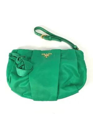 Prada Pre-owned, Dames, Groen, ONE Size, Pre-owned Fabric prada-bags