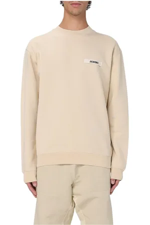 Jacquemus Sweatshirts & Hoodies, Heren, , S, Katoen, Zwarte Katoenen Sweater