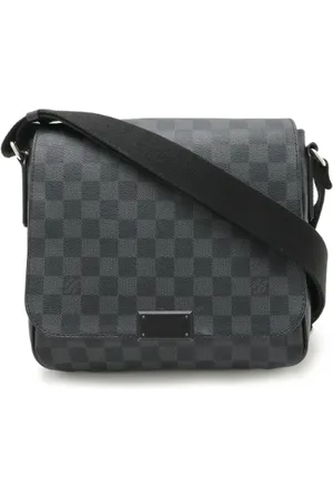 LOUIS VUITTON Pre-owned, Dames, Zwart, ONE Size, Pre-owned Canvas crossbody-bags