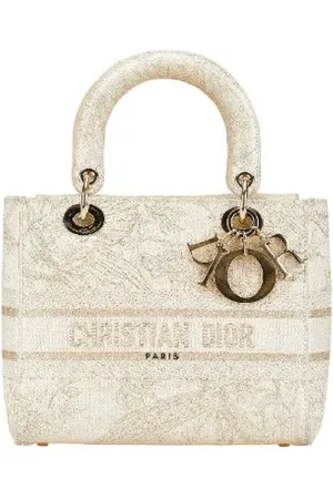 Dior Pre-owned, Dames, Wit, ONE Size, Pre-owned Canvas dior-bags