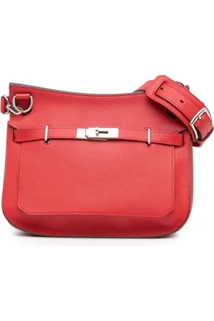 Hermès Pre-owned, Dames, Rood, ONE Size, Leer, Pre-owned Leather crossbody-bags