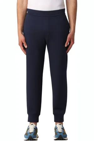 Armani Exchange Broeken, Heren, Blauw, L, Polyester, Blauwe Zachte Broek