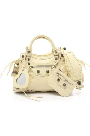Balenciaga Pre-owned, Dames, , ONE Size, Leer, Tweedehands leren handtassen