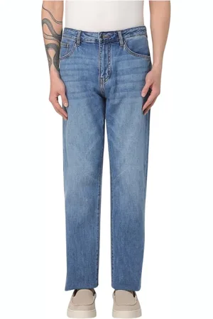 Armani Exchange Jeans, Heren, Blauw, W29, Denim, Slim Fit Denim Jeans