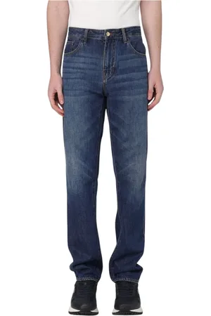 Armani Exchange Jeans, Heren, Blauw, W29, Denim, Slim Fit Denim Jeans