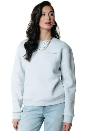 Colourful rebel Sweatshirts & Hoodies, Dames, Grijs, L, Katoen, Cirkel Sweater