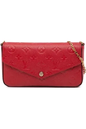 LOUIS VUITTON Pre-owned, Dames, Rood, ONE Size, Leer, Pre-owned Leather crossbody-bags
