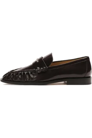 Kazar Schoenen, Dames, Bruin, 39 EU, Leer, Donkerbruine halfhoge laarzen met een dwarse streep
