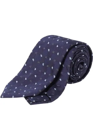 Etro Accessoires, Heren, Blauw, ONE Size, Blauwe Paisley Stropdas voor Mannen