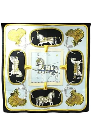Hermès Pre-owned, Dames, Veelkleurig, ONE Size, Pre-owned Silk scarves