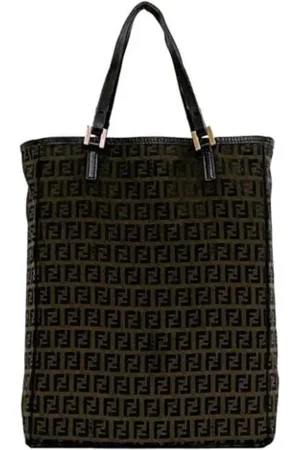 Fendi Pre-owned, Dames, Bruin, ONE Size, Leer, Pre-owned Canvas fendi-bags
