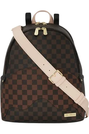 Sprayground Tassen, Dames, Bruin, ONE Size, Mini Savage Rugzak met Voorvakken