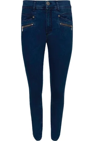 2-Biz Jeans, Dames, Blauw, L, Katoen, Skinny jeans dames