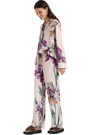La DoubleJ Nachtkleding & Lounge, Dames, Veelkleurig, 2Xl, Pyjamabroek