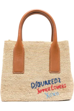 Dsquared2 Tassen, Dames, , ONE Size, Lichte Tote Tas met Gerolde Handvatten