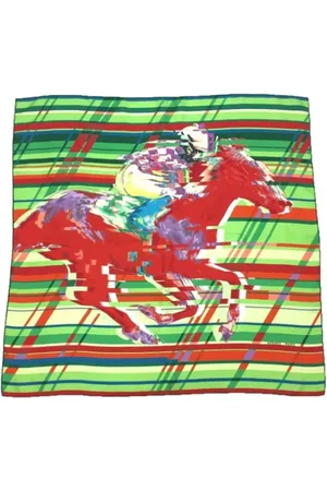 Hermès Pre-owned, Dames, Veelkleurig, ONE Size, Pre-owned Silk scarves