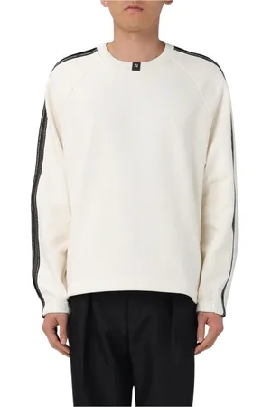 Fendi Sweatshirts & Hoodies, Heren, , S, Katoen, Gestreepte Mouw Sweatshirt