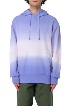 J.W.Anderson Sweatshirts & Hoodies, Heren, Veelkleurig, M, Katoen, Oversized Geborduurde Dip Dye Hoodie
