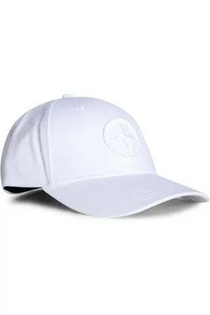 Stone Island Accessoires, unisex, Wit, ONE Size, Witte Klassieke Hoed