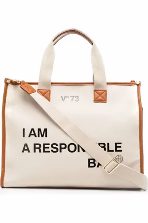 V°73 Tassen, Dames, , ONE Size, Leer, Verantwoordelijkheid Bis Tas Natuur/Leer