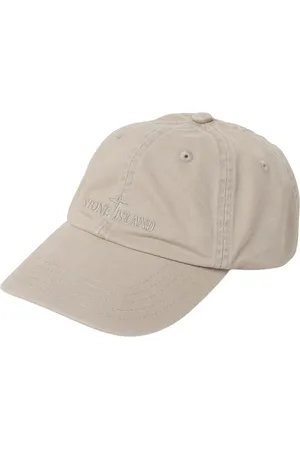 Stone Island Accessoires, Heren, , ONE Size, Katoen, Zand Baseballpet Stijlvol en Functioneel
