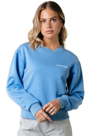 Colourful rebel Sweatshirts & Hoodies, Dames, Blauw, XL, Katoen, Cirkel Sweatshirt