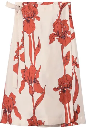 La DoubleJ Rokken, Dames, Veelkleurig, L, Pareo Midi Rok