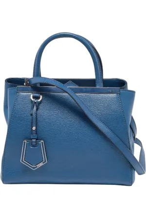 Fendi Pre-owned, Dames, Blauw, ONE Size, Pre-owned Leather totes