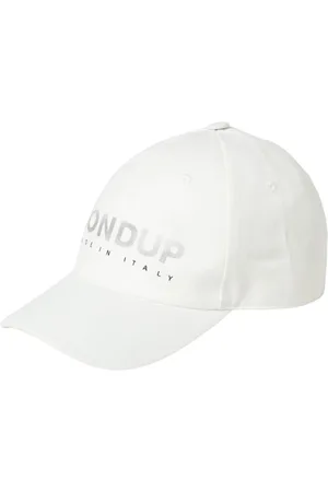 Dondup Accessoires, Heren, Wit, ONE Size, Katoen, Logo Baseball Cap in Wit