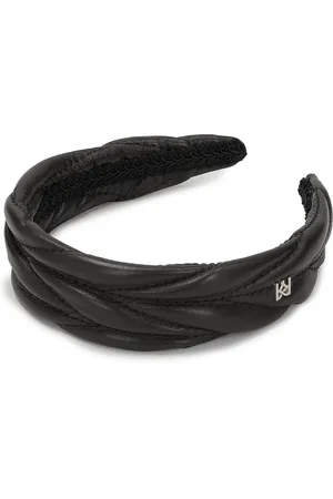 Kazar Accessoires, Dames, Zwart, ONE Size, Leer, Zwart leren hoofdband