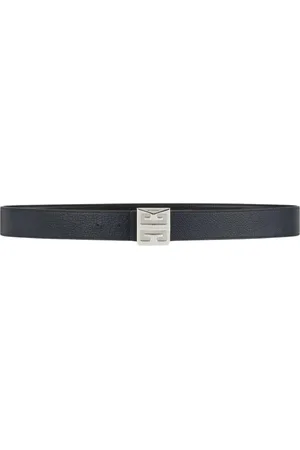Givenchy Accessoires, Heren, Zwart, 105 CM, Leer, Klassieke leren riem met 4G-gesp