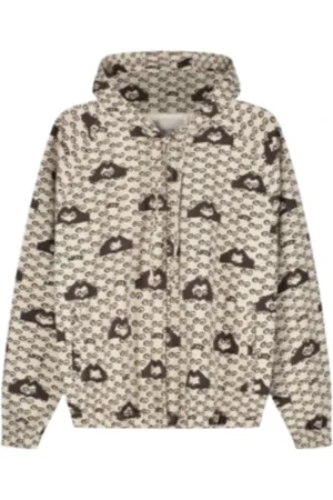 Arte Antwerp Jassen, Heren, , L, Katoen, Hartprint Hoodie Jas