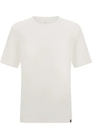Boggi Milano Tops, Heren, Wit, XL, Katoen, Katoenen en viscose Jersey T-shirts