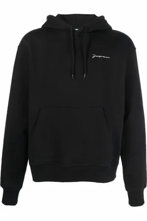 Jacquemus Sweatshirts & Hoodies, Heren, Zwart, 2Xs, Stijlvolle hoodie voor een trendy look