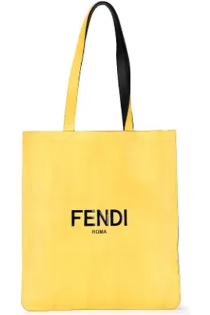 Fendi Pre-owned, Dames, Geel, ONE Size, Leer, Pre-owned Leather totes