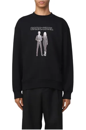 Karl Lagerfeld Sweatshirts & Hoodies, Heren, Zwart, XL, Sweatshirts & Hoodies
