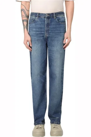 A.P.C. Jeans, Heren, Blauw, W32, Denim, Klassieke Straight Leg Denim Jeans