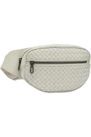 Bottega Veneta Pre-owned, Dames, Wit, ONE Size, Leer, Pre-owned Leather crossbody-bags