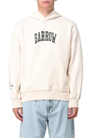 BARROW Sweatshirts & Hoodies, Heren, , S, Katoen, Boog Logo Hoodie in room