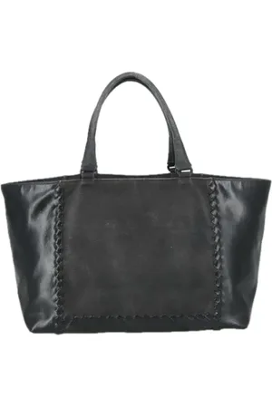 Bottega Veneta Pre-owned, Dames, Zwart, ONE Size, Leer, Tweedehands leren handtassen