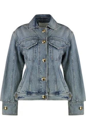 DARKPARK Jassen, Dames, Blauw, M, Denim, Klassieke Denim Jack met Zakken