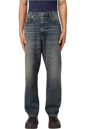 Etro Jeans, Heren, Blauw, W34, Katoen, Klassieke Blauwe Relaxed Fit Jeans